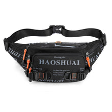 Load image into Gallery viewer, Unisex Waterproof Nylon Belt Fanny Pack Shoulder Messenger Bag Large Capacity Travel Pouch Sling Chest Waist Bags