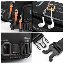 Load image into Gallery viewer, Unisex Waterproof Nylon Belt Fanny Pack Shoulder Messenger Bag Large Capacity Travel Pouch Sling Chest Waist Bags