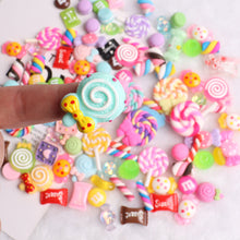 Load image into Gallery viewer, Colorful Resin Candy Accessories DIY Cute Mobile Phone Case Lollipop Diy Material Bag
