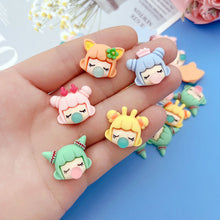 Load image into Gallery viewer, Cute Little Girl Manual DIY Blowing Bubble Resin Jewelry DIY Phone Case Hair Clip Accessories