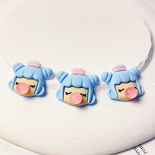 Load image into Gallery viewer, Cute Little Girl Manual DIY Blowing Bubble Resin Jewelry DIY Phone Case Hair Clip Accessories