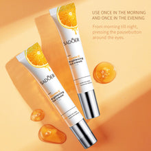 Load image into Gallery viewer, Moisturizing Care Vitamin C Brightening Eye Cream Improve Black Circles Wrinkles Soothing Pouches Smooth Elasticity Eye Cream