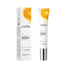 Load image into Gallery viewer, Moisturizing Care Vitamin C Brightening Eye Cream Improve Black Circles Wrinkles Soothing Pouches Smooth Elasticity Eye Cream