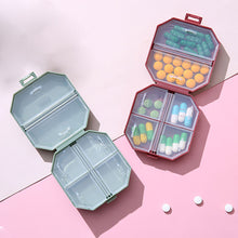 Load image into Gallery viewer, Portable Mini 6-grid Medicine Box Portable One Week Dose Medicine Box Pill Packaging Sealed Storage Box