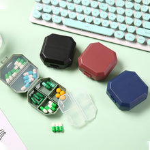 Load image into Gallery viewer, Portable Mini 6-grid Medicine Box Portable One Week Dose Medicine Box Pill Packaging Sealed Storage Box