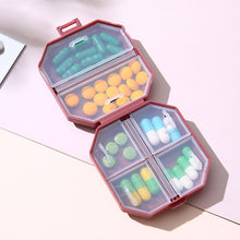 Load image into Gallery viewer, Portable Mini 6-grid Medicine Box Portable One Week Dose Medicine Box Pill Packaging Sealed Storage Box