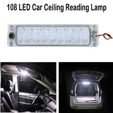 Load image into Gallery viewer, 12-24V Truck Reading Light COB 108 LED Lamp Beads High Bright Van Ceiling Carriage Light Cab Interior Lamp Indoor Light