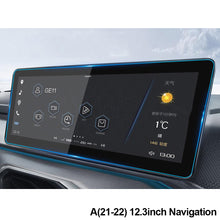 Load image into Gallery viewer, 5inch/12.3inch Car Navigation Tempered High-definition Screen Dashboard LCD Display Glass GPS Protector Cover Interior Instrument Protective Film Accessories For Geely Geometry A 2019 /C 2021 2022