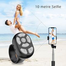 Load image into Gallery viewer, 2-In-1 Bluetooth Bracket With Digital Display Ring Remote Control With Warehouse Remote Control Bluetooth Controller Page Turner