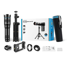 Load image into Gallery viewer, 36x Upgrade High-Definition Telephoto Mobile Phone Lens Universal Single-Tube External Focusing Fishing Observation Telescope