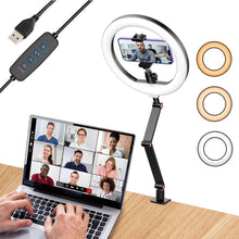 Load image into Gallery viewer, Desktop Overlook Bracket Ring Fill Light Douyin Kuaishou Video Photography Mobile Live Live Photo Lighting