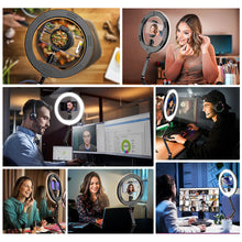 Load image into Gallery viewer, Desktop Overlook Bracket Ring Fill Light Douyin Kuaishou Video Photography Mobile Live Live Photo Lighting