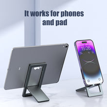 Load image into Gallery viewer, Foldable Aluminum Alloy Mobile Phone Bracket Portable Desktop Live Tablet Bracket