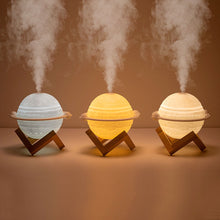 Load image into Gallery viewer, 880ml 3D Moon Lamp Air Humidifier 3 Colors Moon Night Light Humidifier LED Dimmable USB Humidificador Mist Maker