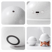 Load image into Gallery viewer, 880ml 3D Moon Lamp Air Humidifier 3 Colors Moon Night Light Humidifier LED Dimmable USB Humidificador Mist Maker