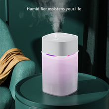 Load image into Gallery viewer, 400ml Chic Mini Air Humidifier with Night Light Essential Oil Diffuser USB Mist Maker Car Air Freshener for Bedroom Office