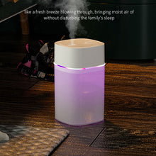 Load image into Gallery viewer, 400ml Chic Mini Air Humidifier with Night Light Essential Oil Diffuser USB Mist Maker Car Air Freshener for Bedroom Office