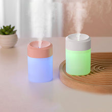 Load image into Gallery viewer, 200ml Mini Air Humidifier with Night Light Essential Oil Diffuser USB Mist Maker Car Air Freshener for Bedroom Office