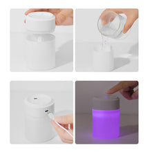 Load image into Gallery viewer, 200ml Mini Air Humidifier with Night Light Essential Oil Diffuser USB Mist Maker Car Air Freshener for Bedroom Office
