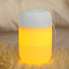 Load image into Gallery viewer, 300ml Chic Mini Air Humidifier with Night Light Essential Oil Diffuser USB Mist Maker Car Air Freshener for Bedroom Office