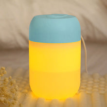 Load image into Gallery viewer, 300ml Chic Mini Air Humidifier with Night Light Essential Oil Diffuser USB Mist Maker Car Air Freshener for Bedroom Office