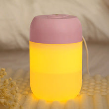Load image into Gallery viewer, 300ml Chic Mini Air Humidifier with Night Light Essential Oil Diffuser USB Mist Maker Car Air Freshener for Bedroom Office