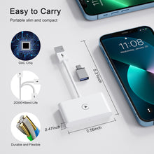 Load image into Gallery viewer, Wireless CarPlay Adapter for lPhone Wireless Auto Car Adapter,Apple Wireless Carplay Dongle,Plug Play 5GHz WiFi Online Update
