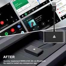 Load image into Gallery viewer, Wireless CarPlay Adapter For Wired To Wireless Andriod Auto Dongle BT5.0 2.4G&5G WiFi with USB C OTG Converter for Android