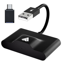 Load image into Gallery viewer, Wireless CarPlay Adapter For Wired To Wireless Andriod Auto Dongle BT5.0 2.4G&5G WiFi with USB C OTG Converter for Android