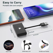 Load image into Gallery viewer, Wireless CarPlay Adapter For Wired To Wireless Andriod Auto Dongle BT5.0 2.4G&5G WiFi with USB C OTG Converter for Android