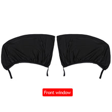 Load image into Gallery viewer, 2Pcs Car Window Shade Side Window Sun Shade Breathable Anti-mosquito Mesh With Zipper Car Window Screen Covers for Universal Vehicle