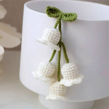Load image into Gallery viewer, Car Pendant Cute Hand-woven Lily Of The Valley Auto Rearview Mirror Pendant Car Interior Decoration Accessories Auto Ornament Gift
