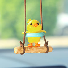 Load image into Gallery viewer, Car Rearview Mirror Pendant Decoration Super Cool Swing Duck Anime Car Decor Pendant Auto Ornament Gift