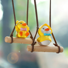 Load image into Gallery viewer, Car Rearview Mirror Pendant Decoration Super Cool Swing Duck Anime Car Decor Pendant Auto Ornament Gift