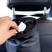 Load image into Gallery viewer, Car Garbage Bag Dust Seat Back Storage Dustbin Rubbish Bin Box Sundries Holder Organizer Pocket Bags Trash Can Car Accessories