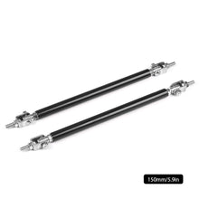 Load image into Gallery viewer, 2Pcs 75mm/100mm/150mm/200mm Universal Adjustable Car Racing Front Rear Bumper Lip Rods Splitter Support Bar Pull Rod Kit Racing