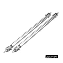 Load image into Gallery viewer, 2Pcs 75mm/100mm/150mm/200mm Universal Adjustable Car Racing Front Rear Bumper Lip Rods Splitter Support Bar Pull Rod Kit Racing