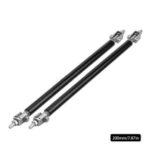 Load image into Gallery viewer, 2Pcs 75mm/100mm/150mm/200mm Universal Adjustable Car Racing Front Rear Bumper Lip Rods Splitter Support Bar Pull Rod Kit Racing