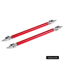 Load image into Gallery viewer, 2Pcs 75mm/100mm/150mm/200mm Universal Adjustable Car Racing Front Rear Bumper Lip Rods Splitter Support Bar Pull Rod Kit Racing