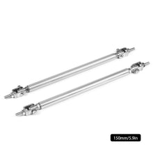 Load image into Gallery viewer, 2Pcs 75mm/100mm/150mm/200mm Universal Adjustable Car Racing Front Rear Bumper Lip Rods Splitter Support Bar Pull Rod Kit Racing