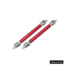 Load image into Gallery viewer, 2Pcs 75mm/100mm/150mm/200mm Universal Adjustable Car Racing Front Rear Bumper Lip Rods Splitter Support Bar Pull Rod Kit Racing