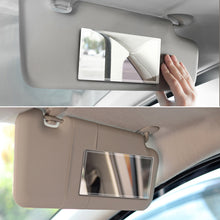 Load image into Gallery viewer, Stainless Steel Car Makeup Mirror Portable Car Auto Sun-Shading Visor HD Mirrors Car Interior Mirror Universal Car-styling