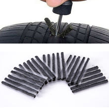 Load image into Gallery viewer, 5Pcs 6mm Black Tire Tyre Puncture Plug Seal Repair Tool Kit Car Tubeless Puncture Tire Repair Strip Auto Motorcycle Tubeless