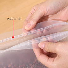 Load image into Gallery viewer, 1pc Reusable Silicone Food Storage Bag Zip Food Bag Leakproof Containers Fresh Bag Food Storage Bag Fresh Wrap Ziplock Bag