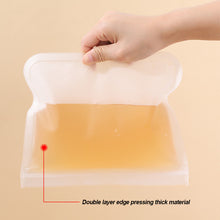 Load image into Gallery viewer, 1pc Reusable Silicone Food Storage Bag Zip Food Bag Leakproof Containers Fresh Bag Food Storage Bag Fresh Wrap Ziplock Bag
