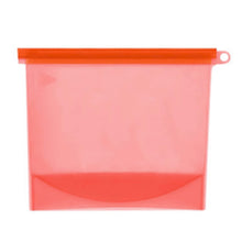 Load image into Gallery viewer, 1pc Reusable Silicone Sealing Food Storage Bag High Temperature Resistant Food Bag Refrigerator Stand up Fresh Bag Freezer Food Storage Bag