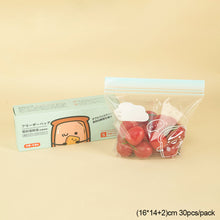 Load image into Gallery viewer, Stand Reusable Food Sealing Bag Fresh Keeping Microwaveable Storage Bag Zipper Sealing Container Travel Freezer Camping Kitchen Fresh Keeping Bags