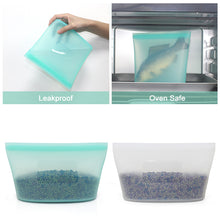 Load image into Gallery viewer, 1pc Reusable Silicone Sealing Food Storage Bag Leakproof Food Containers Refrigerator Stand up Fresh Bag Freezer Food Storage Bag