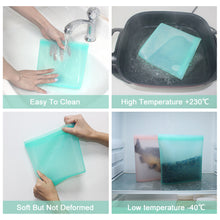 Load image into Gallery viewer, 1pc Reusable Silicone Sealing Food Storage Bag Leakproof Food Containers Refrigerator Stand up Fresh Bag Freezer Food Storage Bag
