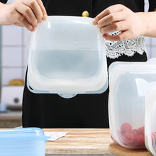 Load image into Gallery viewer, 1pc Silicone Reusable Food Bag Freezer Food Container Heat Resistant Leakproof Fresh Keeping Bags Sub-packing Sealing Bags